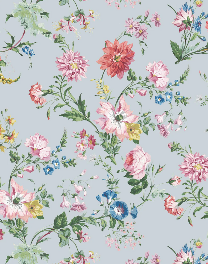 Flower Power, Pale Blue