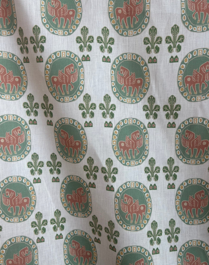 Flying Horse of Silk Road, Midday - Linen Fabric