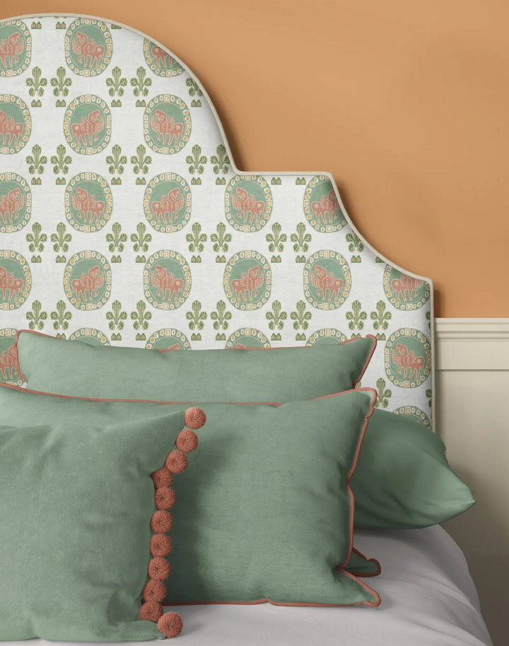 Flying Horse of Silk Road, Midday - Linen Fabric