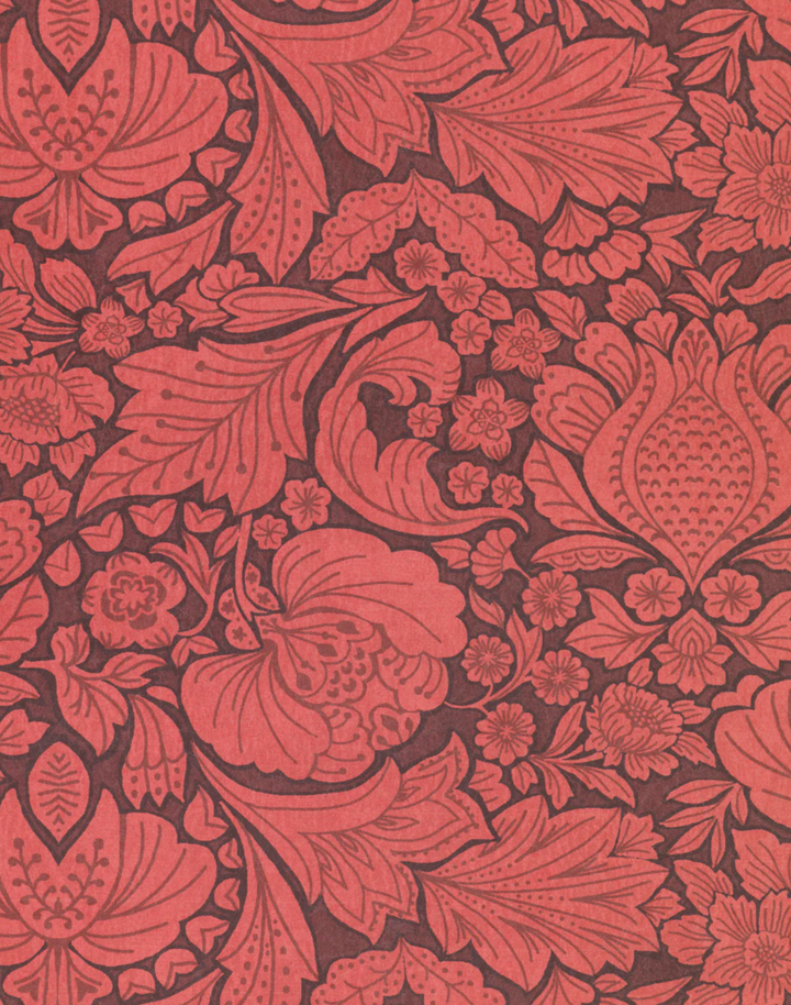 Folk Floral, Crimson