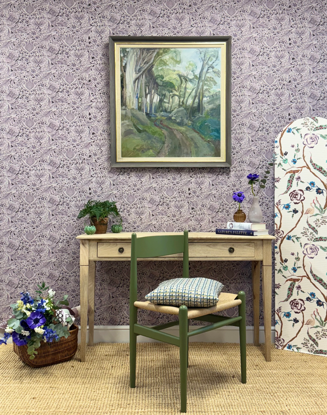 Folk Floral, Lilac