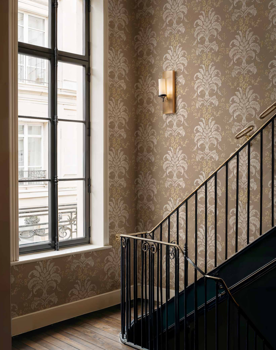 French Damask, Stone D00140