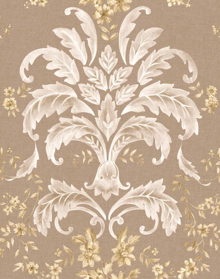 French Damask, Stone D00140