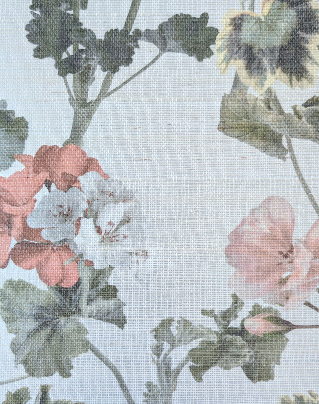 Geranium Grasscloth, Terracotta