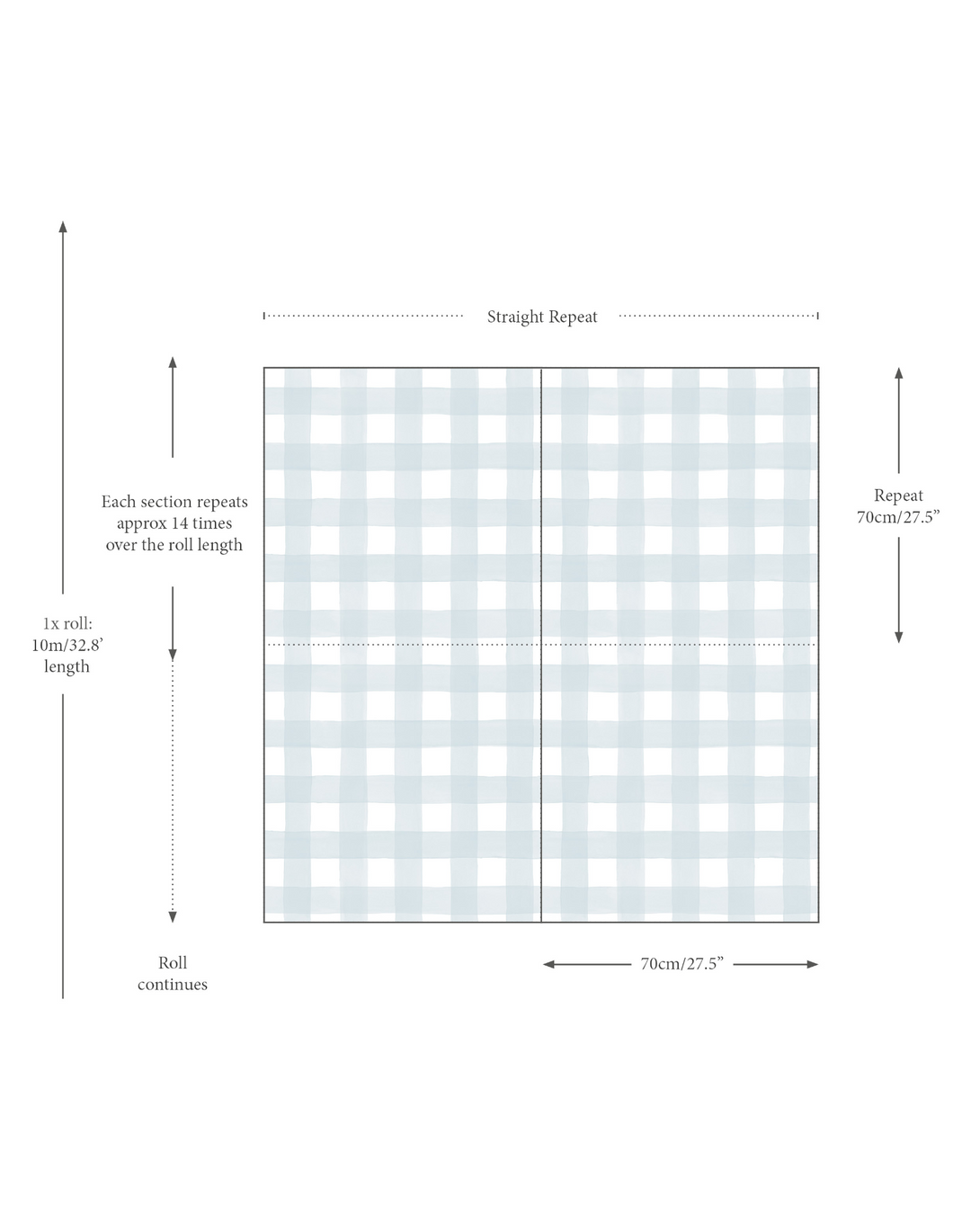 Gingham, Blue