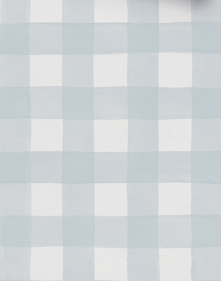 Gingham, Blue