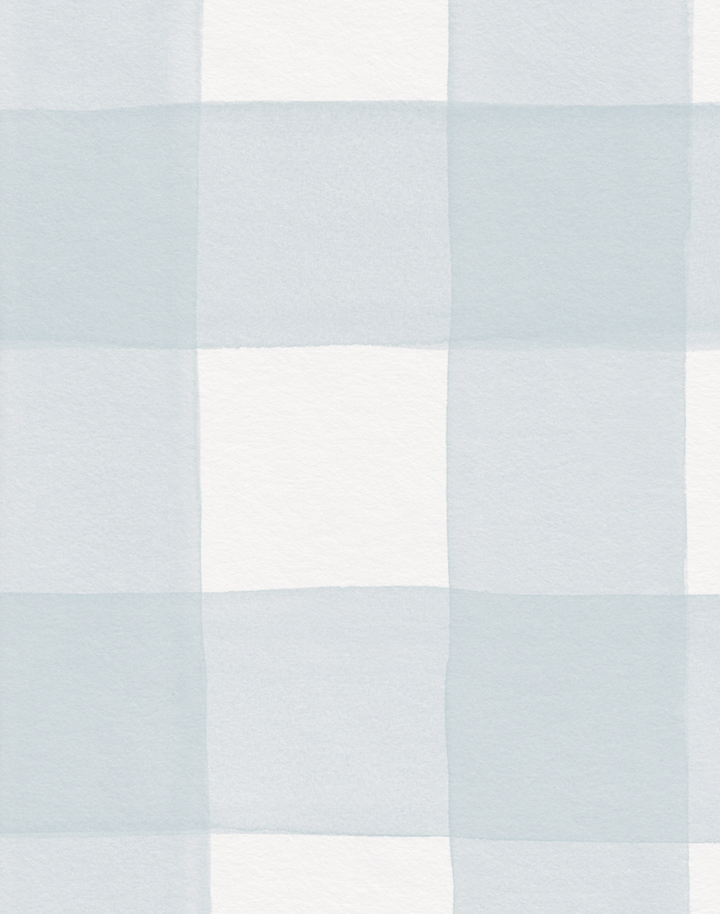 Gingham, Blue