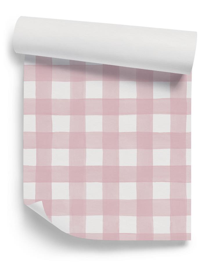 Gingham, Burgundy