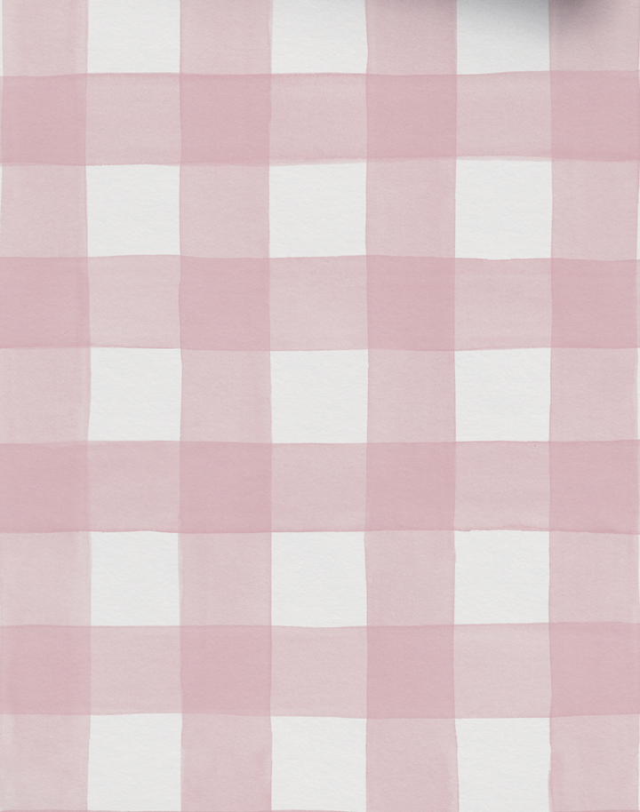 Gingham, Burgundy