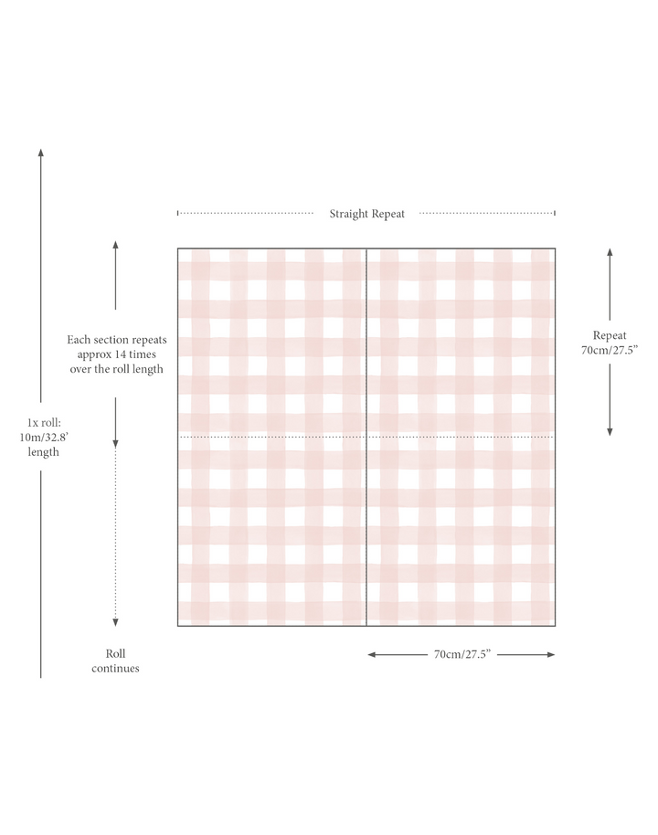 Gingham, Pink