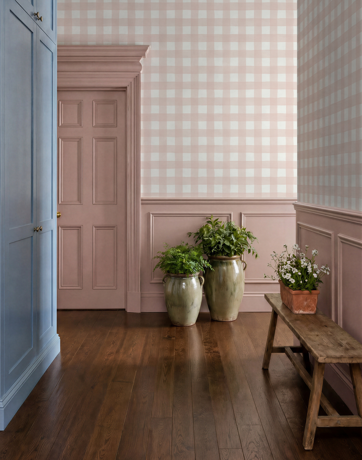 Gingham, Pink