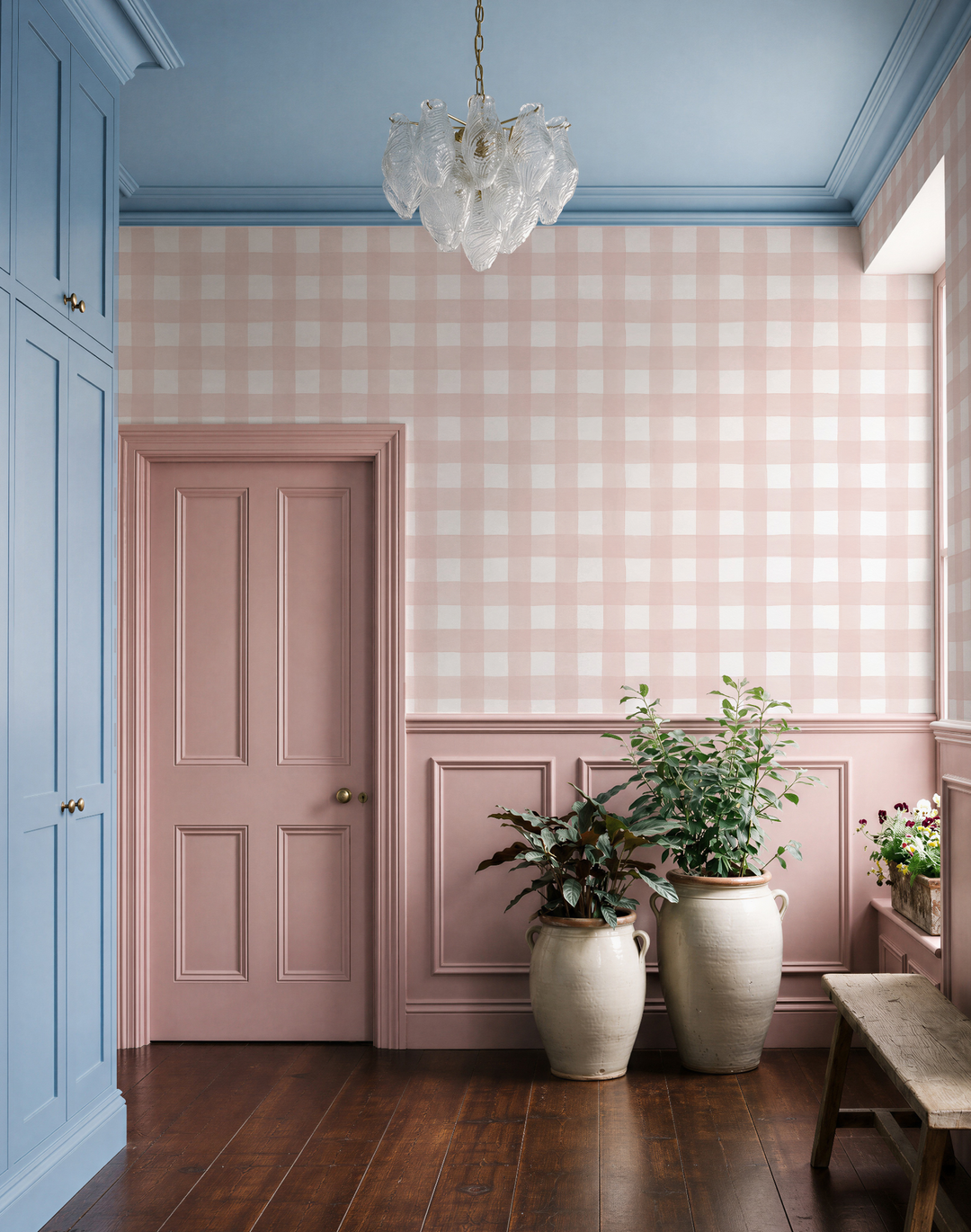 Gingham, Pink