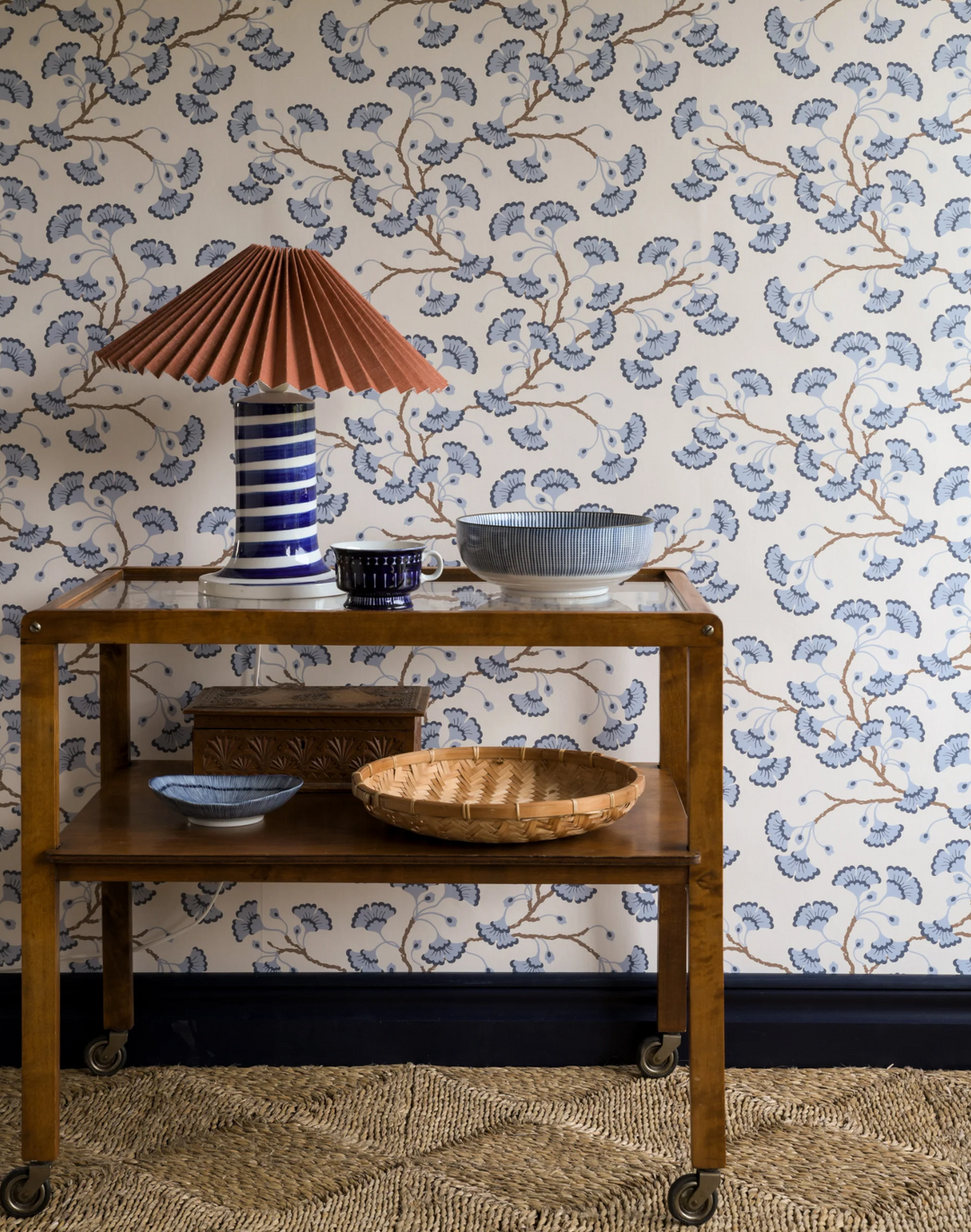 Ginko Garden, Faded Indigo