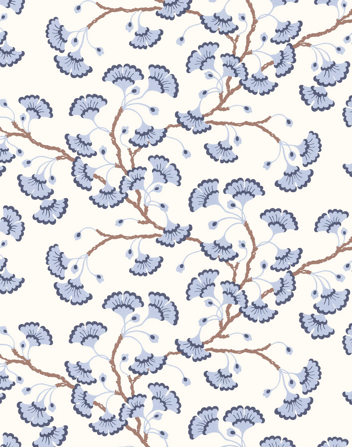 Ginko Garden, Faded Indigo