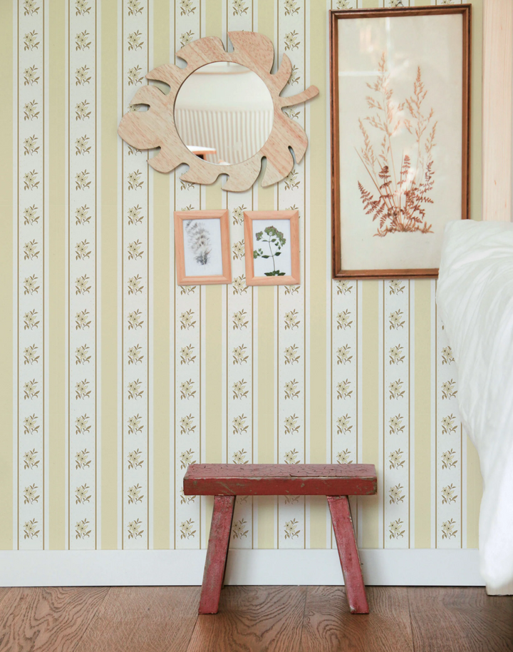 Glasshouse Stripe, Honey Cream