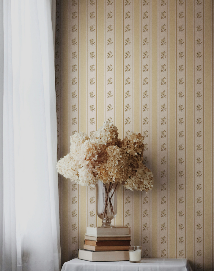 Glasshouse Stripe, Honey Cream