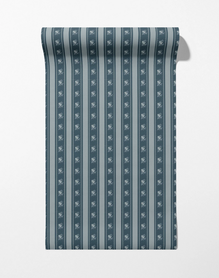 Glasshouse Stripe, Nocturne Blue