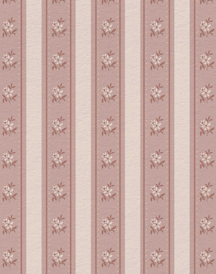 Glasshouse Stripe, Old Rose Clay