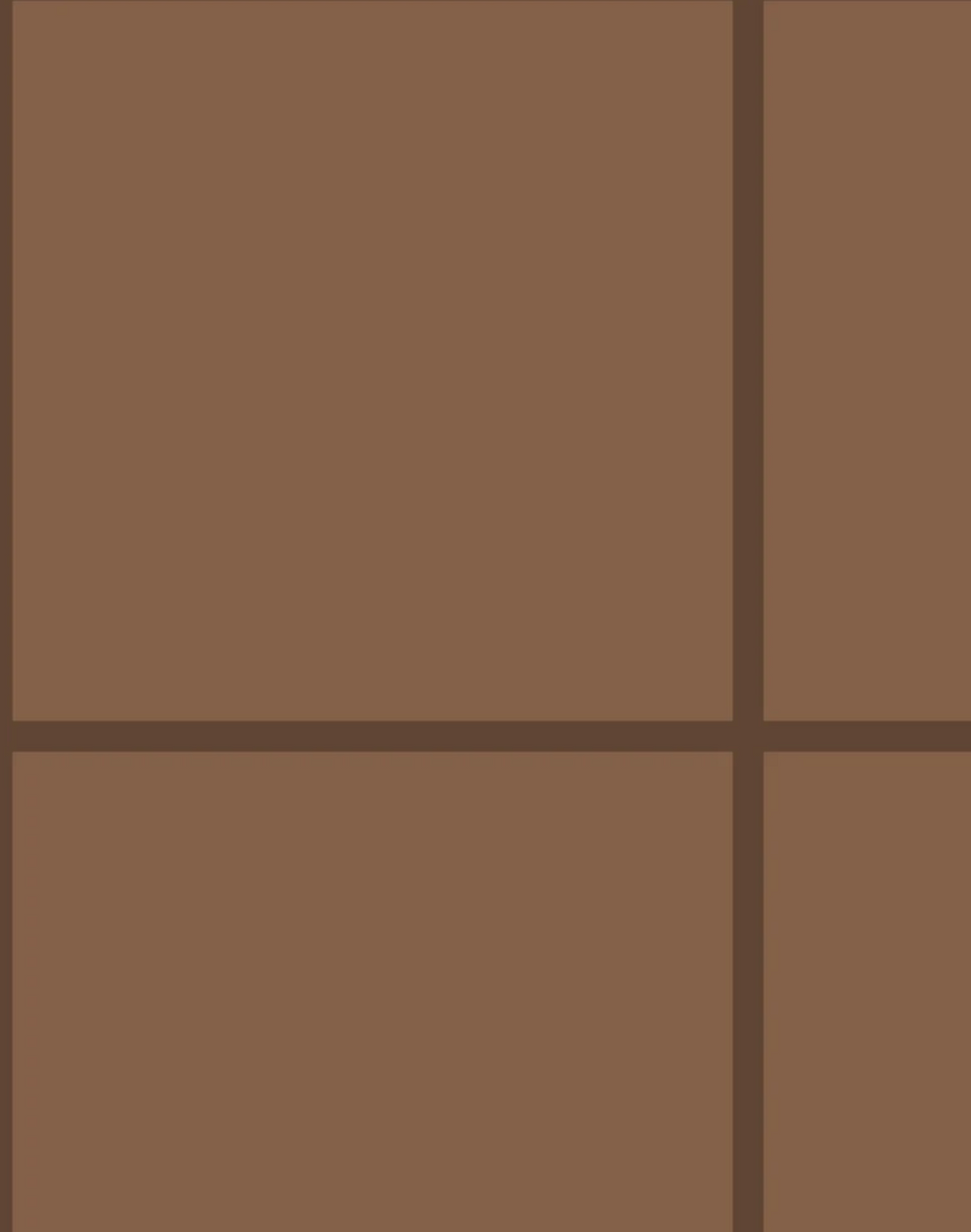 Grid - Large Bold, Line: Brown | Background:  Light Brown