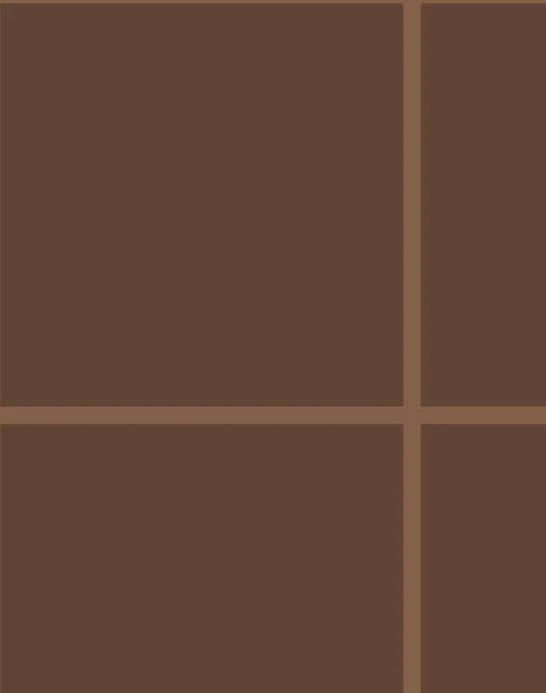 Grid - Large Bold, Line: Light Brown | Background: Brown