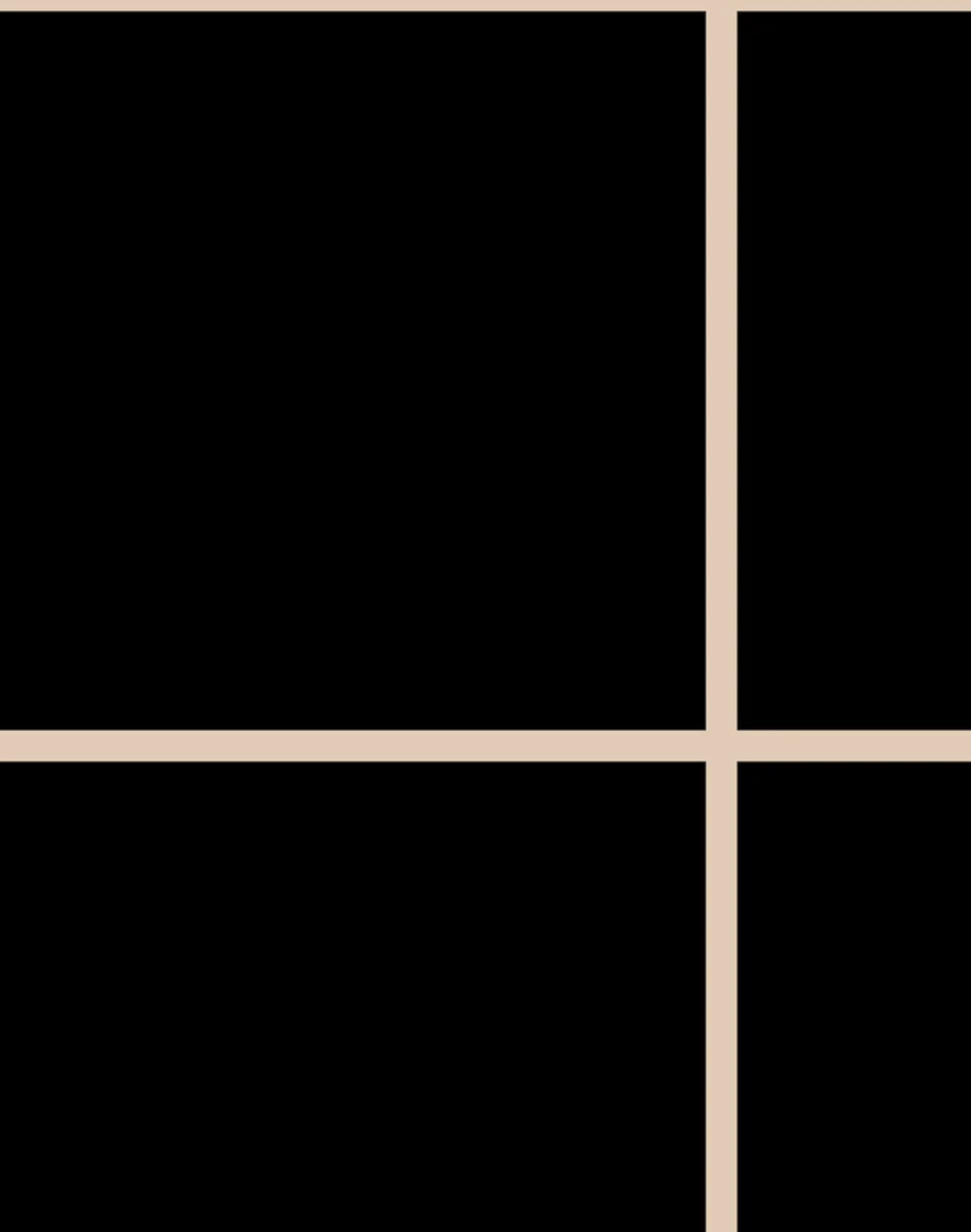 Grid - Large Bold, Line: Tan | Background: Black – The Pattern Collective