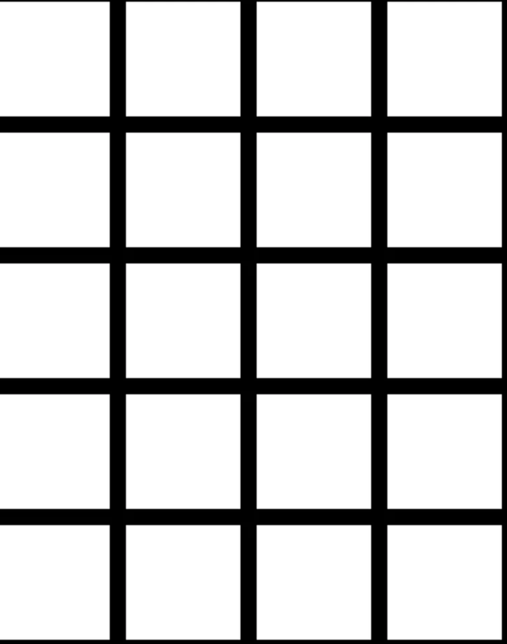 Grid - Small Bold, Line: Black | Background: White – The Pattern Collective
