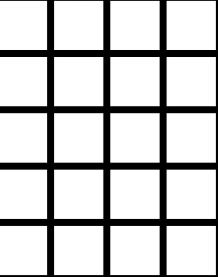 Grid - Small Bold, Line: Black | Background: White