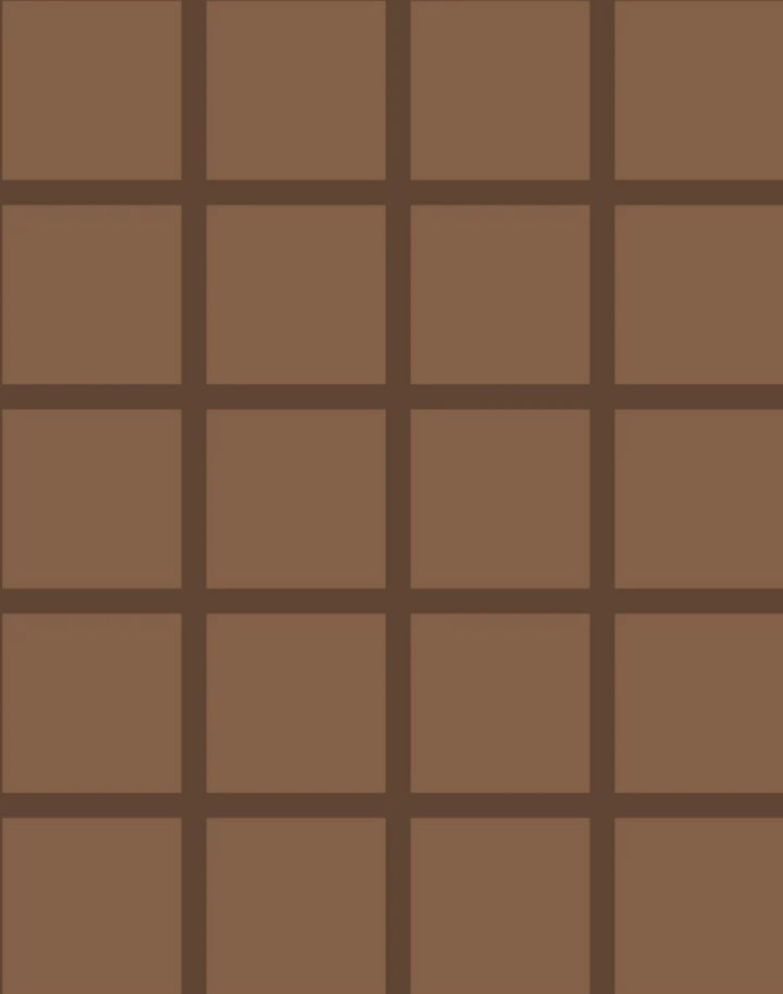 Grid - Small Bold, Line: Brown | Background: Light Brown