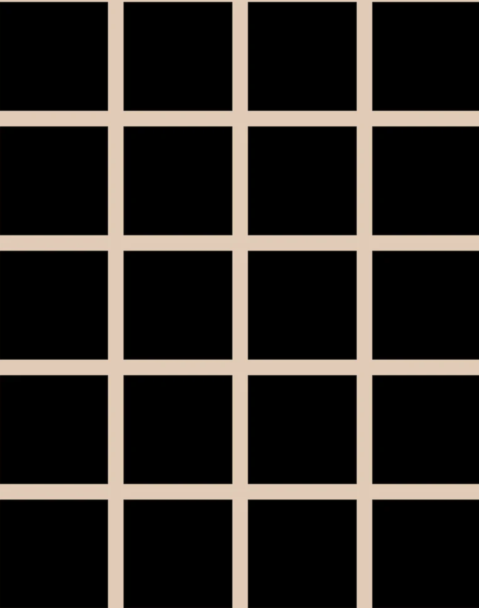 Grid - Small Bold, Line: Tan | Background: Black – The Pattern Collective
