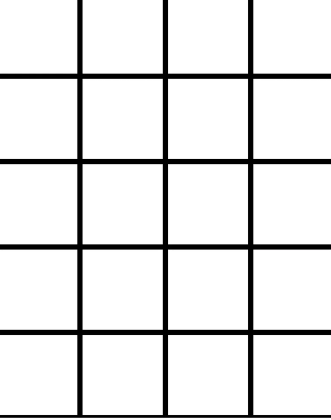 Grid - Small Thin, Line: Black | Background: White