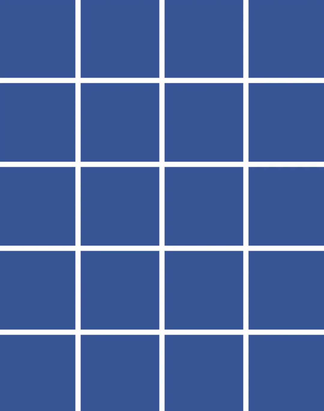 Grid - Small Thin, Line: White | Background: Blue
