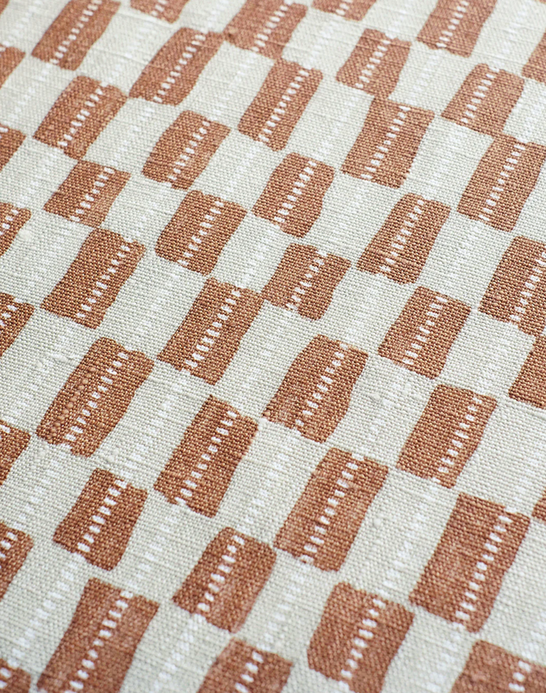 Gustav Linen Fabric, Terra / Sand