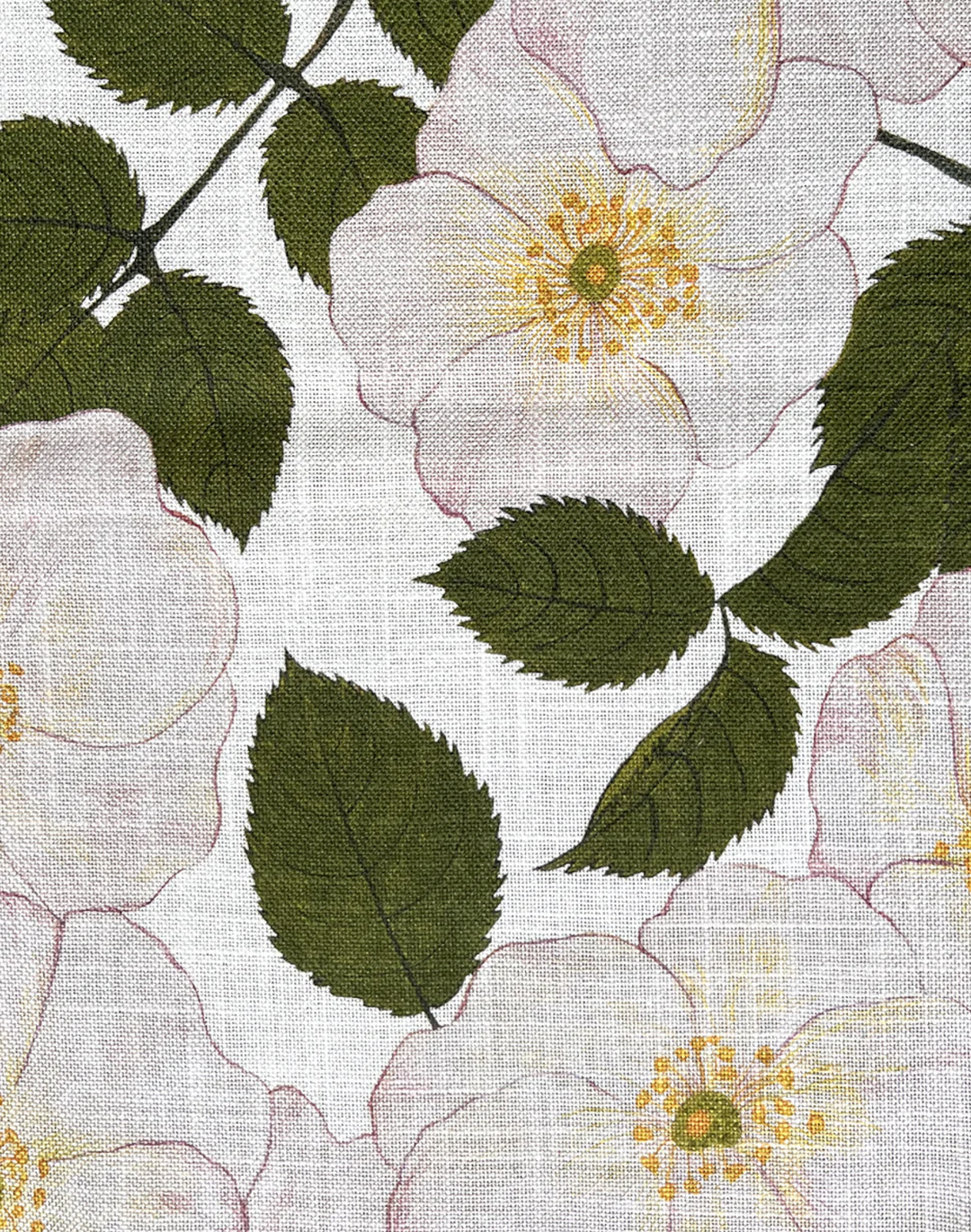 Hedgerow Rosa Fabric, Natural
