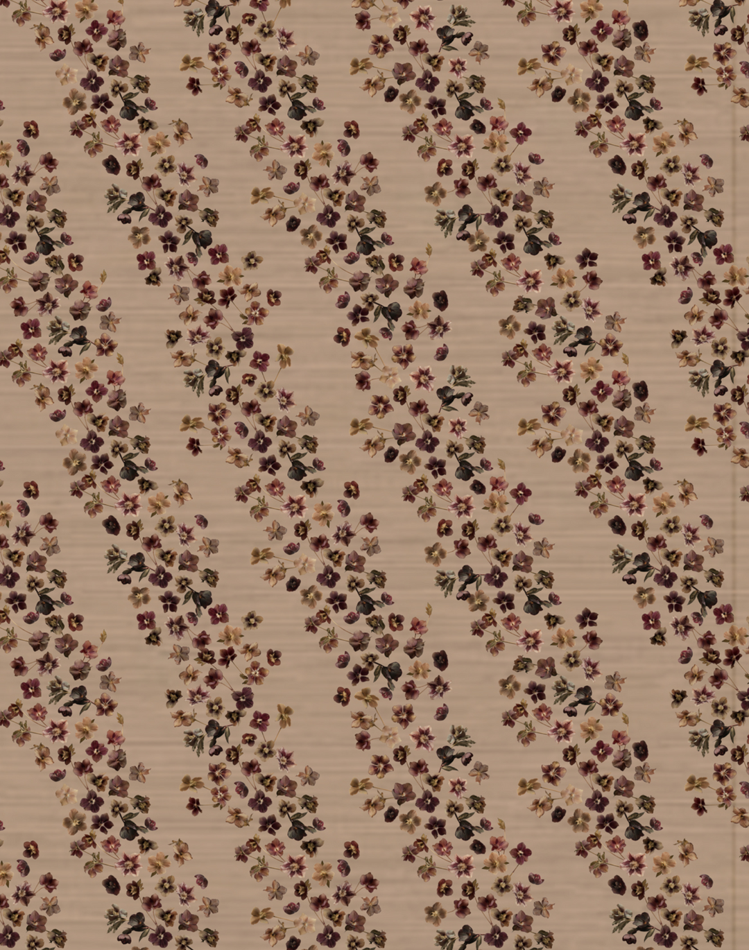 Hellebore Grasscloth, Clay