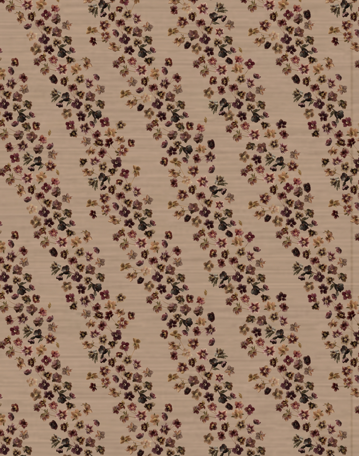 Hellebore Grasscloth, Clay