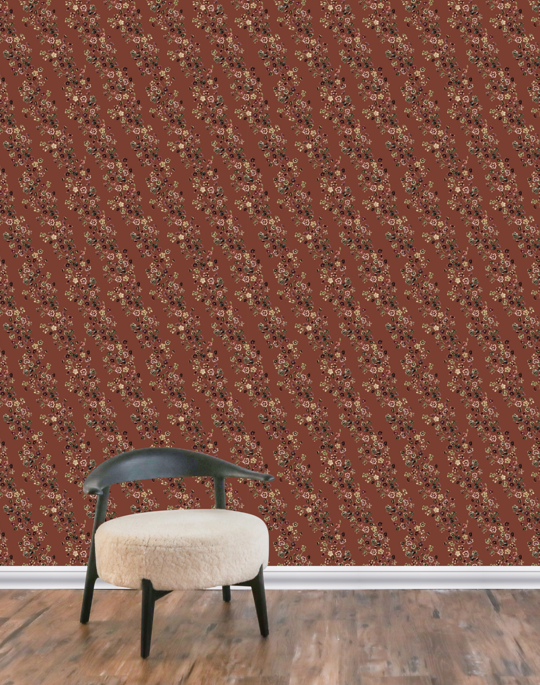 Hellebore Grasscloth, Copper