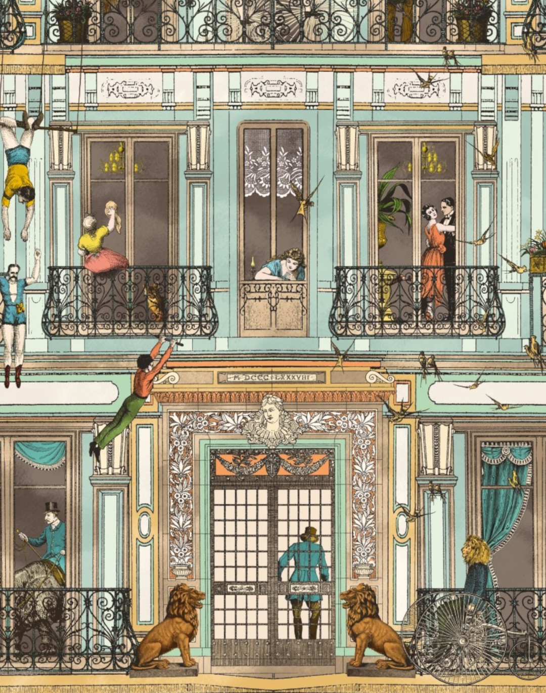Heritage House, Antique Aqua