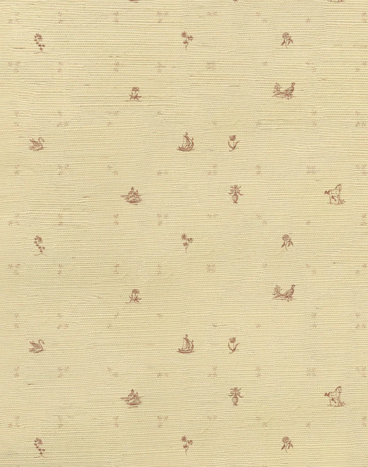 Hinterbloom Grasscloth, Earthen Beige WPLN0161