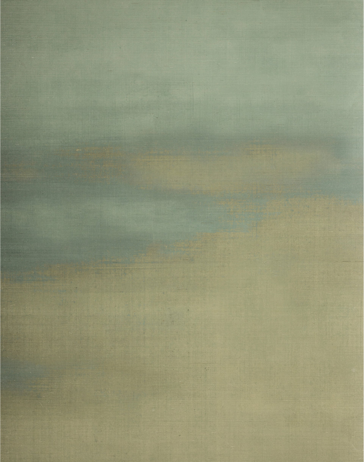 Grasscloth Horizon, Mist