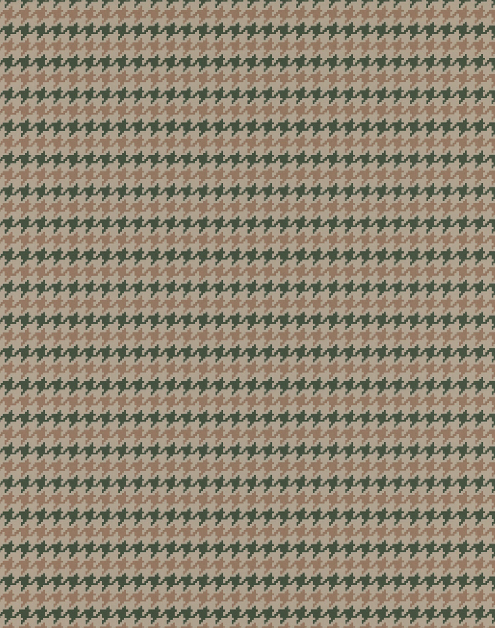 Houndstooth Stockevik Green