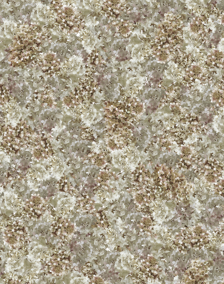 Hydrangea Mural, Antique