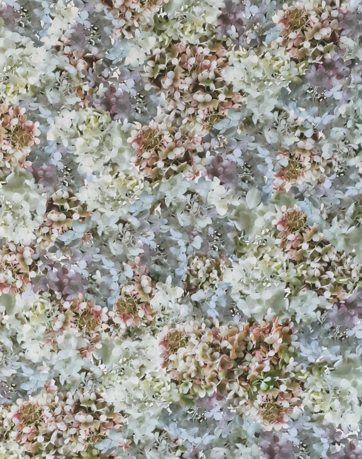 Hydrangea Mural, Natural
