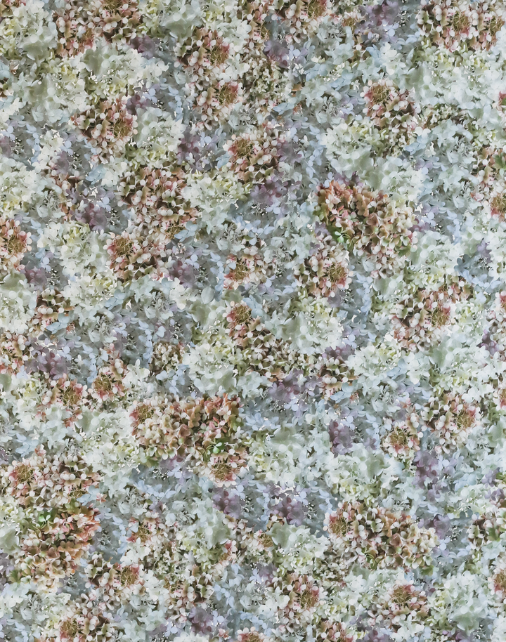 Hydrangea Mural, Natural