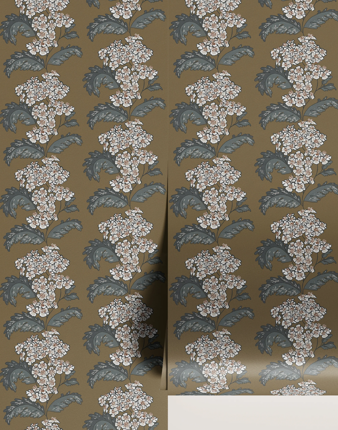 Hydrangeas, Brass