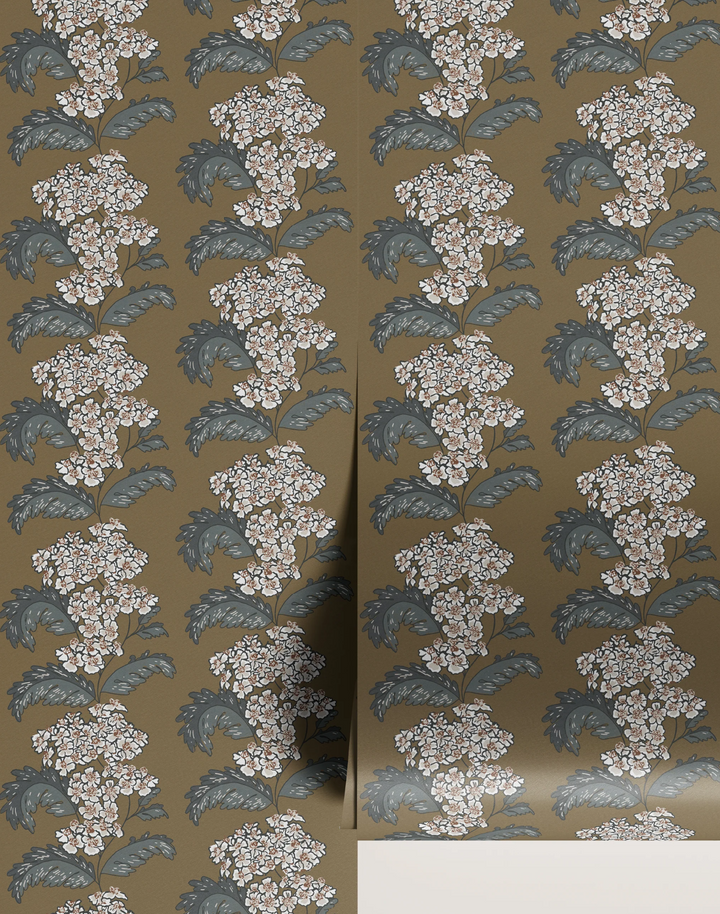 Hydrangeas, Brass