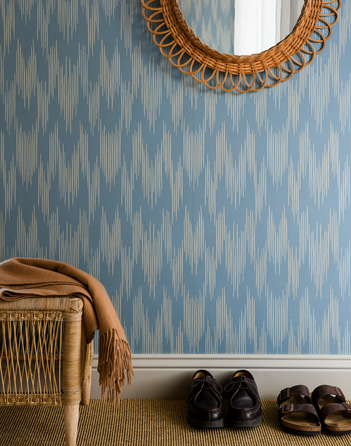 Ikat, Smokey Blue