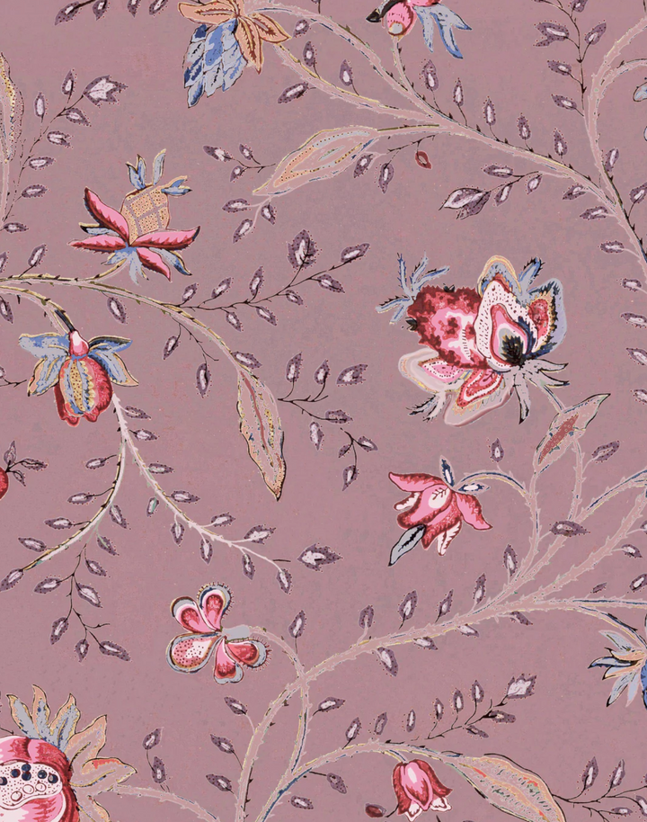 Indienne Floral, Plum