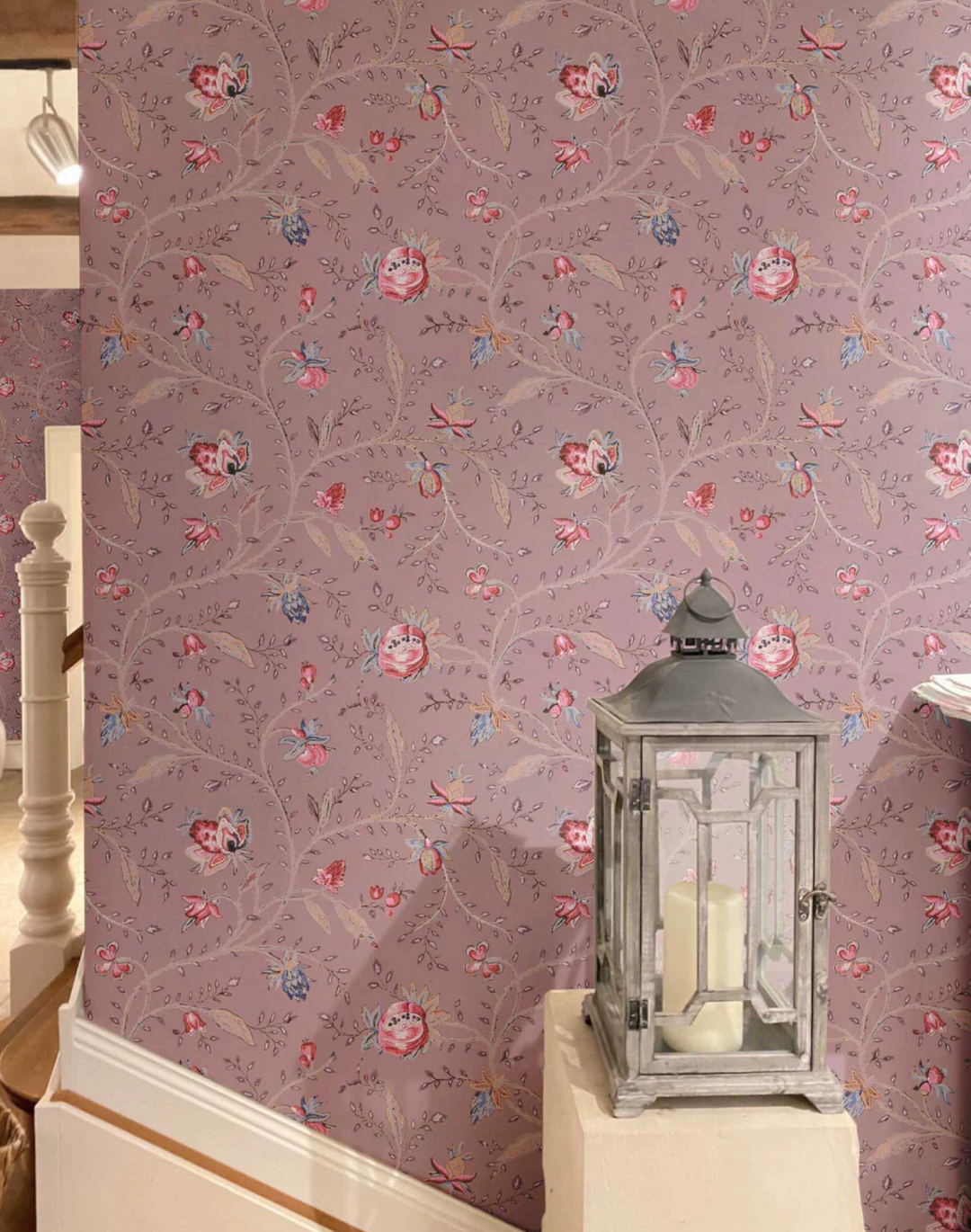 Indienne Floral, Plum