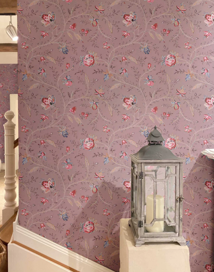 Indienne Floral, Plum