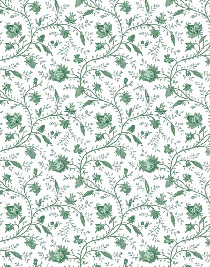 Indienne Floral, Tourmaline Green